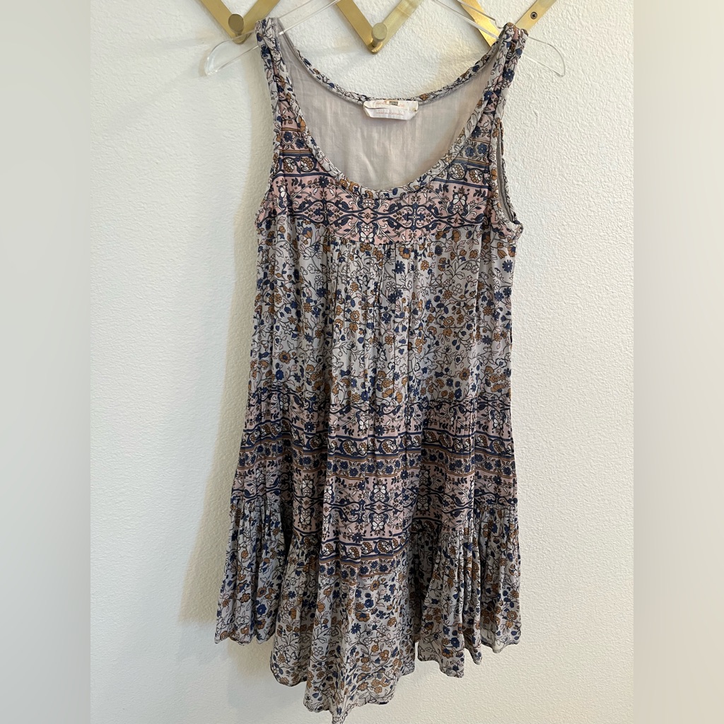 See By Chloe Floral Swing Dress 38 (4) Bohemian Cotton